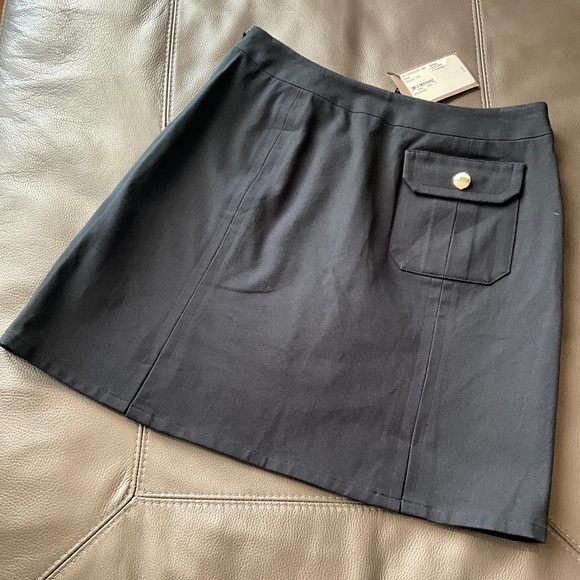 NWT St. John Sport Tennis Athletic Skort Active Pickleball Stretch Chic Black 10 - Picture 3 of 9